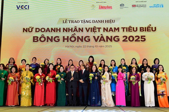 Tôn vinh 100 Nữ doanh nhân Việt Nam tiêu biểu – Bông Hồng Vàng 2025 (Phần III)