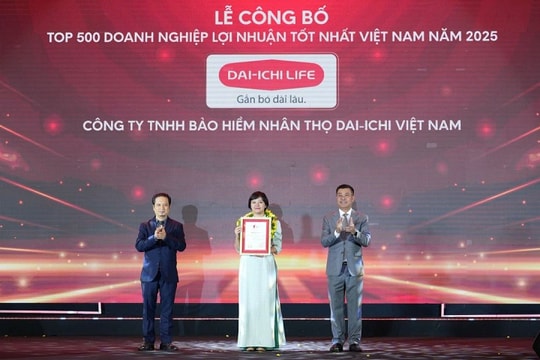 Dai-ichi Life Việt Nam được vinh danh hai giải thưởng tại PROFIT500 2025