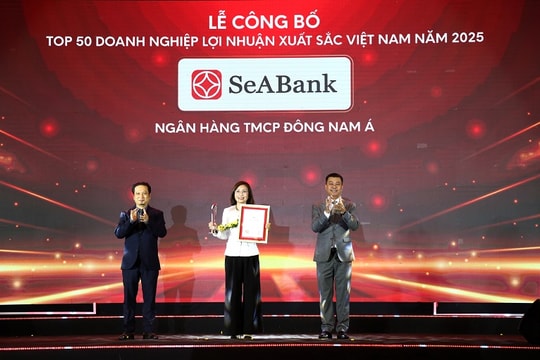 SeABank lần thứ 6 lọt Top 50 doanh nghiệp có lợi nhuận xuất sắc nhất Việt Nam