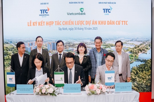 TTC Land, TTC IZ và Vietcombank “bắt tay” phát triển khu dân cư quy mô hơn 42ha tại Tây Ninh