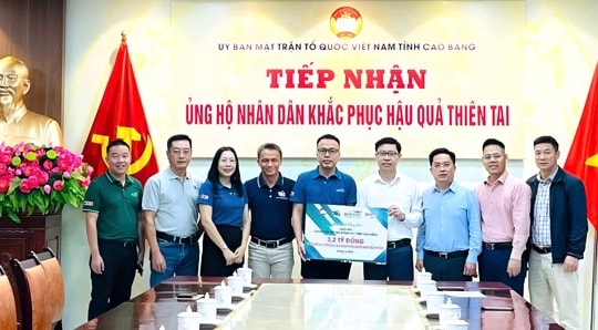 Tập đoàn Wilmar CLV trao tặng 15 tỷ đồng hỗ trợ người dân các tỉnh miền Bắc và miền Trung khắc phục hậu quả sau bão lũ