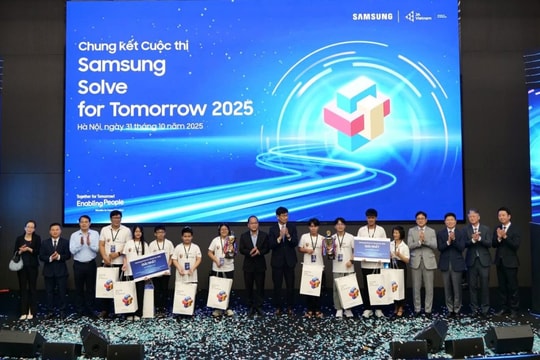 Samsung Việt Nam trao giải cuộc thi Samsung Solve for Tomorrow 2025