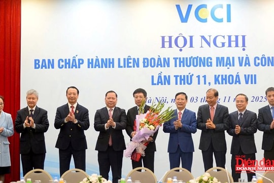 PGS TS Hồ Sỹ Hùng được bầu giữ chức Chủ tịch VCCI nhiệm kỳ 2021-2026