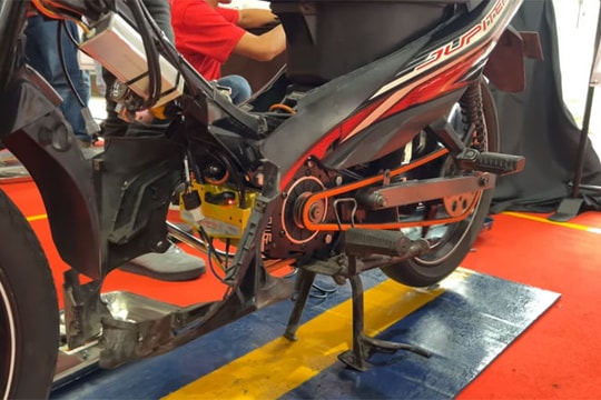 Đề xuất hoán cải xe máy sử dụng động cơ đốt trong sang động cơ điện