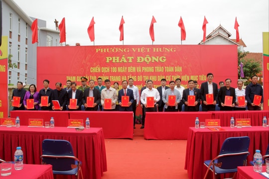 Phường Việt Hưng (Quảng Ninh): Hơn 500 hộ dân tự nguyện hiến đất làm đường