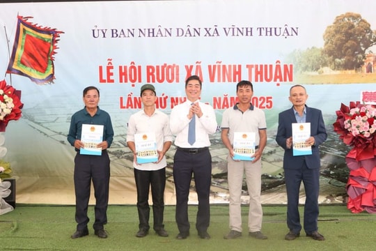 Vĩnh Thuận khai hội Rươi lần thứ nhất năm 2025: Từ sản vật phù sa đến di sản văn hóa