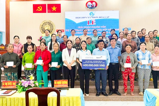 BAT Việt Nam hỗ trợ cộng đồng qua chương trình vốn vay không lãi suất