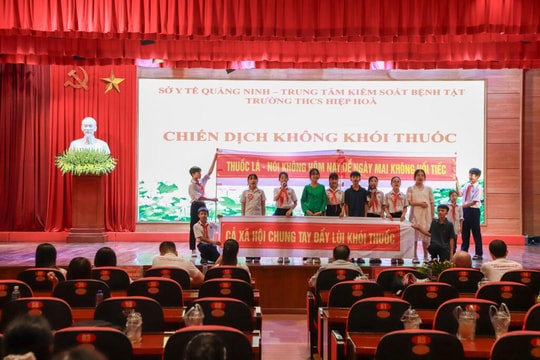 Xây dựng trường học an toàn, lành mạnh, không thuốc lá