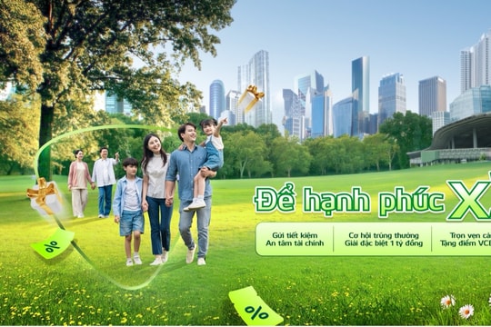 Gửi tiết kiệm, nhân ba niềm vui cùng Vietcombank