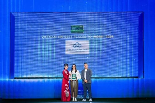 CMC được vinh danh Top 100 Nơi làm việc tốt nhất Việt Nam 2025