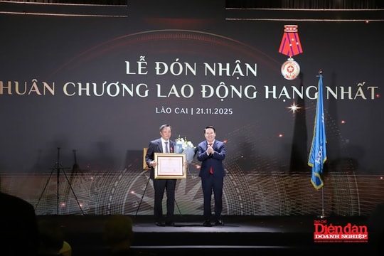 Tập đoàn Hoà Bình Minh đón nhận Huân chương Lao động hạng Nhất
