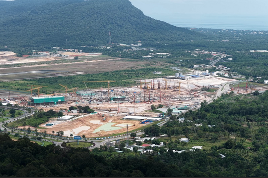 Dự án mở rộng Cảng Hàng không Phú Quốc đột phá tiến độ thi công để đón APEC 2027
