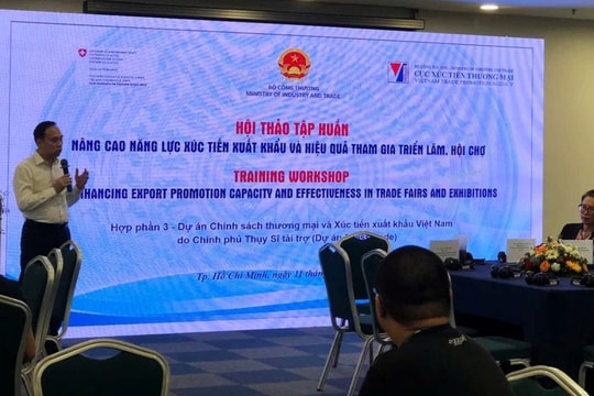 Cục Xúc tiến thương mại tập huấn nâng cao năng lực tham gia hội chợ và kết nối xuất khẩu cho doanh nghiệp