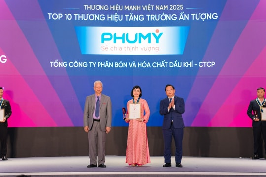 PVFCCo đạt danh hiệu Top 50 Thương hiệu mạnh và Top 50 Công ty kinh doanh hiệu quả nhất năm 2025