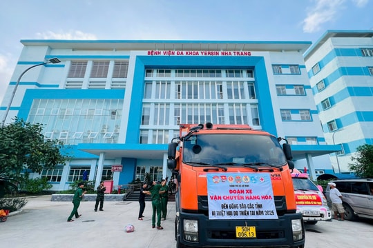 15 tấn hàng hóa thiết yếu đến với bà con bị ảnh hưởng do mưa lũ