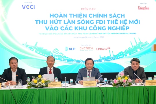 [TRỰC TUYẾN] Diễn đàn “Hoàn thiện chính sách thu hút làn sóng FDI thế hệ mới vào các khu công nghiệp”