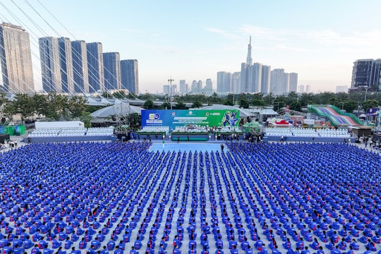 60.000 học sinh đồng diễn võ nhạc Vovinam xác lập kỷ lục thế giới
