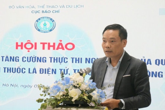 Tăng cường thực thi lệnh cấm thuốc lá thế hệ mới để bảo vệ sức khỏe cộng đồng