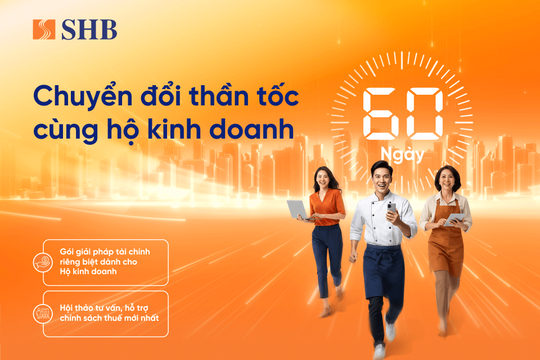SHB kích hoạt chiến dịch 60 ngày chuyển đổi thần tốc cho tiểu thương trên toàn quốc