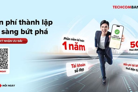 Techcombank: Nhiều chính sách mới tạo động lực cho doanh nghiệp khởi nghiệp