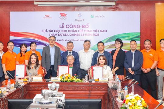 Vietnamobile và Cốc Cốc tài trợ Đoàn Thể thao Việt Nam tham dự SEA Games 33 tại Thái Lan