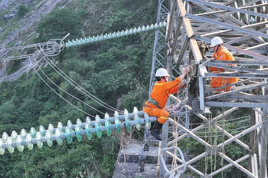 PTC1 hoàn thành thay thế cách điện 62 vị trí đường dây 500kV Sơn La - Hòa Bình