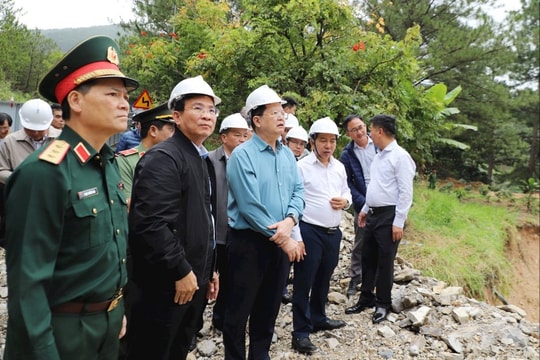 Chính phủ biểu dương, đánh giá cao sự chủ động, kịp thời trong công tác phòng, chống và khắc phục bão lũ của Lâm Đồng