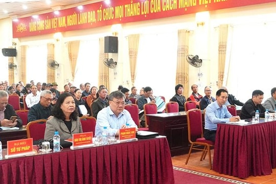 Tập huấn nghiệp vụ hòa giải và tuyên truyền pháp luật tại phường Thiên Trường