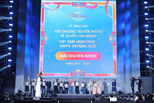 EVNNPT có 6 tác phẩm đoạt giải truyền thông “Việt Nam hạnh phúc - Happy Vietnam 2025”