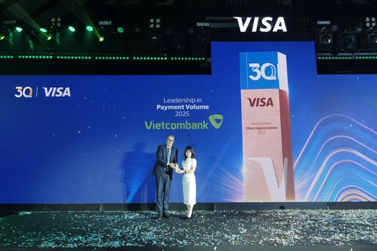 Vietcombank được Visa vinh danh với 8 giải thưởng quan trọng năm 2025