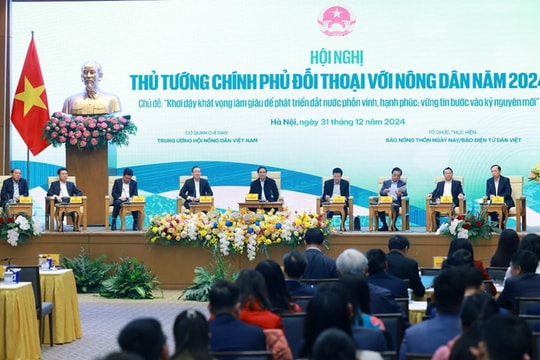 Thủ tướng Phạm Minh Chính đối thoại với nông dân cả nước