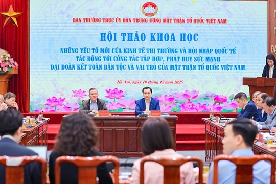 Vai trò của MTTQ Việt Nam trong nền kinh tế thị trường và hội nhập quốc tế trong giai đoạn hiện nay