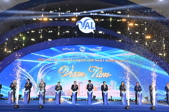 VAL khánh thành dây chuyền ép dầu đậu nành thứ 2, trở thành tổ hợp ép dầu đậu nành lớn nhất Đông Nam Á