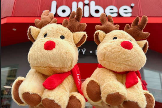 Chiến dịch gấu bông tuần lộc mùa giáng sinh gây sốt của Jollibee