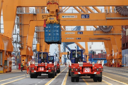 Cảng Hải Phòng đón TEU thứ 2 triệu: Vươn lên dẫn đầu khu vực