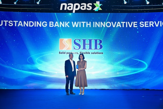 SHB nhận giải Ngân hàng xuất sắc về đổi mới sáng tạo