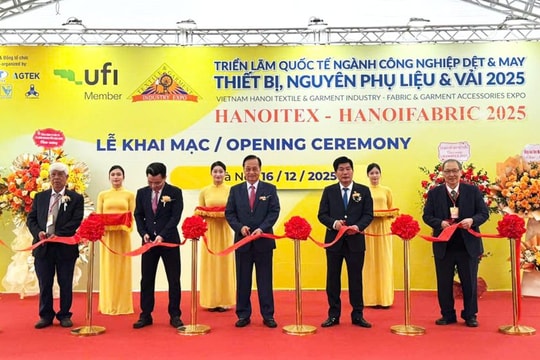 Khai mạc Triển lãm quốc tế ngành Công nghiệp Dệt & May – Thiết bị, Nguyên phụ liệu & Vải 2025
