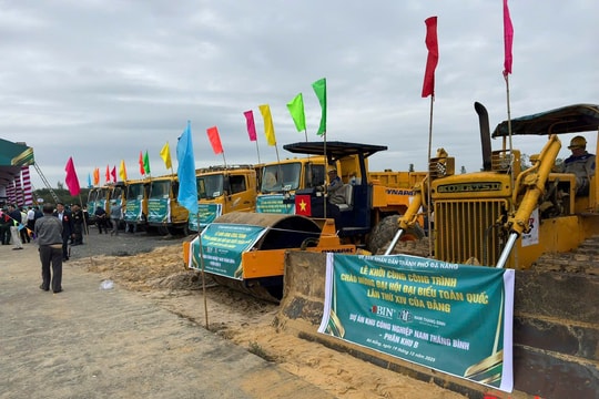 Đà Nẵng khởi công Khu công nghiệp Nam Thăng Bình 3.373 tỷ đồng