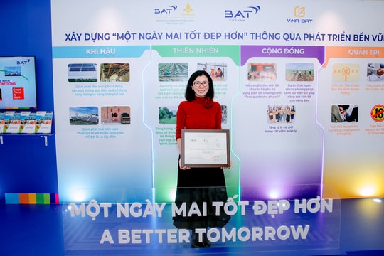BAT Việt Nam giữ vững vị thế trong Top 100 Doanh nghiệp Bền vững Việt Nam