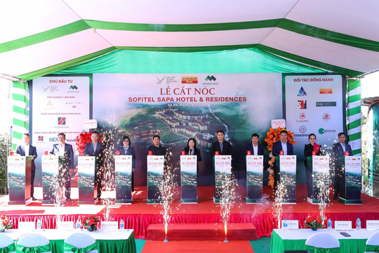 Cất nóc dự án Sofitel Sapa Hotel & Residences