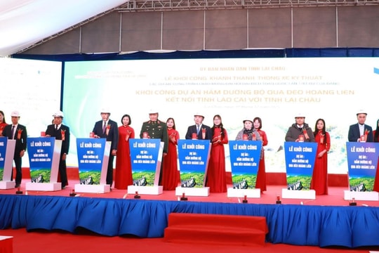 Lai Châu: Khởi công hai dự án trọng điểm chào mừng Đại hội Đảng toàn quốc lần thứ XIV