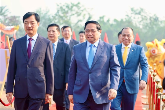 Thủ tướng Phạm Minh Chính dự khởi công dự án khu đô thị thể thao Olympic, Hà Nội