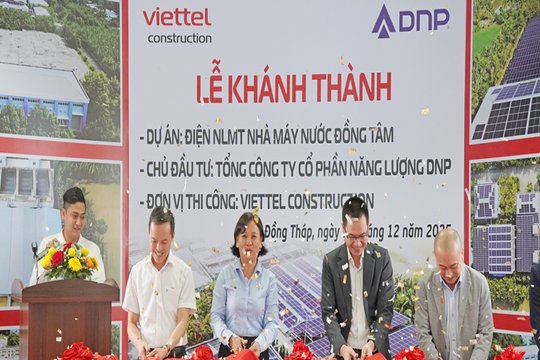 Viettel Construction tăng tốc triển khai loạt dự án năng lượng tái tạo quy mô lớn