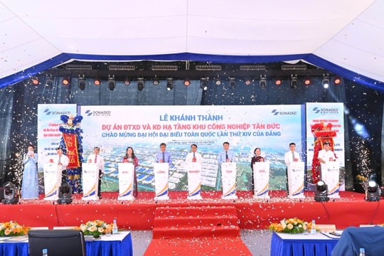 Sonadezi Bình Thuận khánh thành, đưa vào hoạt động KCN Tân Đức