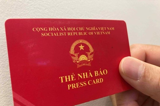 Gia hạn sử dụng Thẻ nhà báo kỳ hạn 2021-2025 đến hết ngày 31/3/2026