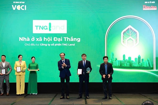 Nhà ở xã hội của TNG Land được vinh danh Dự án đáng sống 2025