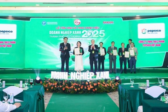 PepsiCo Foods Việt Nam được vinh danh Doanh nghiệp Xanh TP HCM 2025