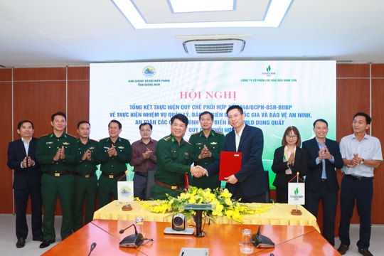 BSR phối hợp với Bộ đội Biên phòng đảm bảo an toàn Nhà máy Lọc dầu Dung Quất