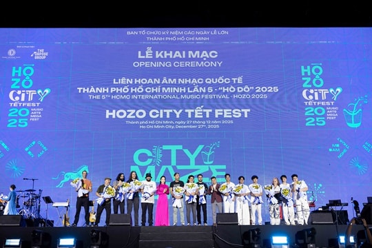 TP HCM: Khai mạc siêu lễ hội "Hozo City Tết Fest 2025"