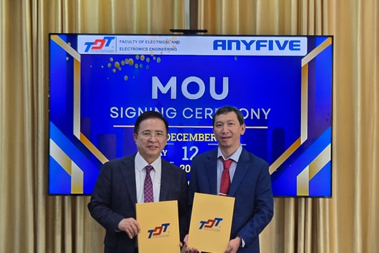 ANYFIVE & AFLEX hợp tác với Đại học Tôn Đức Thắng phát triển “nền tảng AI tích hợp cho năng lượng tái tạo”